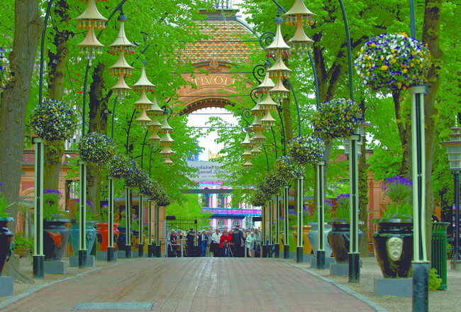 Tivoli Gardens - yes, there are gardens in famed Tivoli Gardens - The  Traveling Gardener